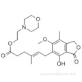 4-Hexenoic acid, 6-(1,3-dihydro-4-hydroxy-6-methoxy-7-methyl-3-oxo-5-isobenzofuranyl)-4-methyl-, 2-(4-morpholinyl)ethyl ester,( 57192175,4E)- CAS 128794-94-5